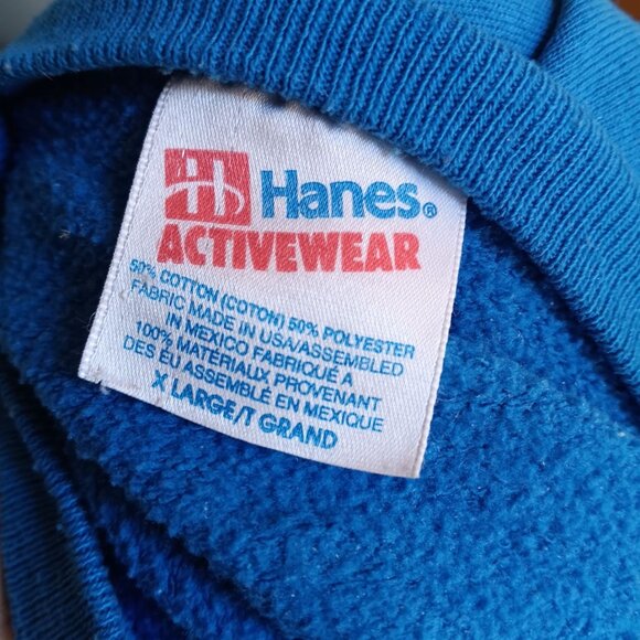 XL Vintage Sweatshirt Southwest Indian Foundation Navajo Prayer Hanes 1990's USA - Picture 8 of 8